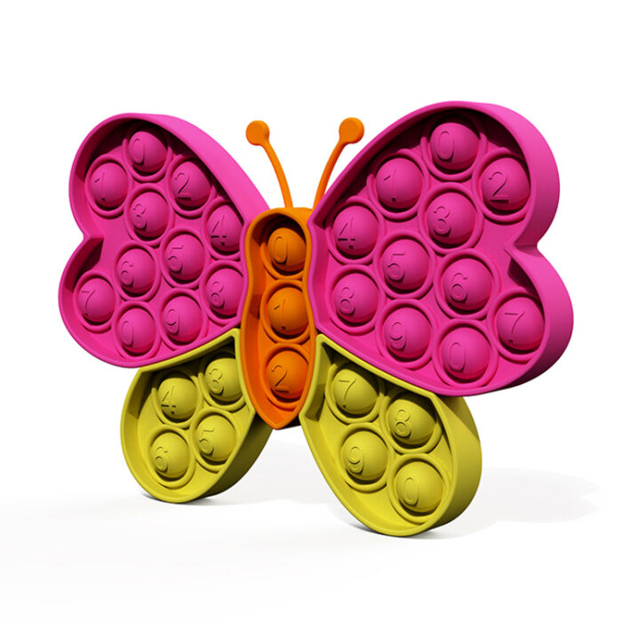 Pop it silikonska igrača pop puzzle "Bubble Butterfly " za otroke