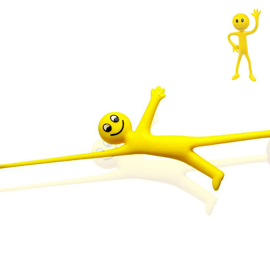 Stretchy Smiley Sticky Man Fidget Raztegljiva igrača za otroke