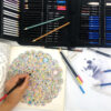Svinčniki in barvice za risanje in senčenje "Sketch Kit", 72-delni komplet