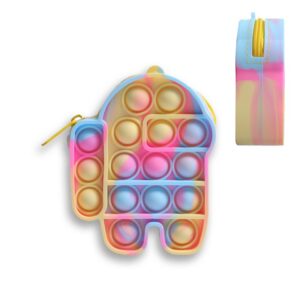 Pop It Denarnica Pop It Torbica/ Bubble Fidget Sensory Toy Bag Fidget