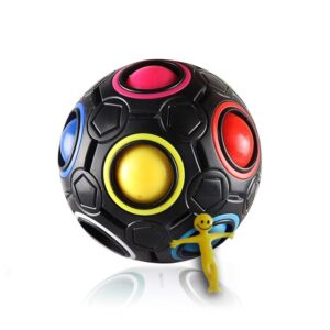 Fidget Ball “Magic Puzzle Ball BK”, mavrična kroglica antistresna igrača