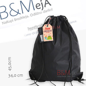 B&M Darilna vreča/nahrbtnik z vrvicami + Dodatki