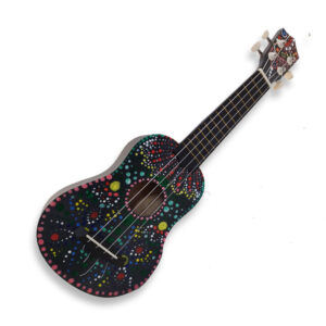 Mandala Ukulele, havajska kitara, ročno izdelan komplet