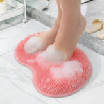 Masažna blazina za umivanje, nega in masaža stopal, Nedrseča podloga za prho, Masažna podloga za kad Image