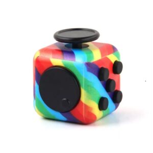 Igrača za otroke, Fidget Cube “Colorful Colors Rainbow ”, igrača za lajšanje stresa in tesnobe